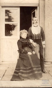 Photograph of Mary (Howard) 5th Viscountess Bolingbroke with Henry St. John