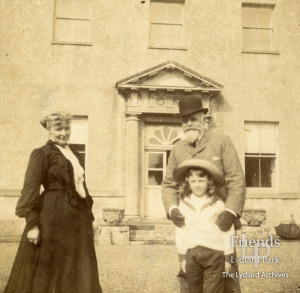 Photograph of Lord and Lady Bolingbroke and Vernon St. John c1899