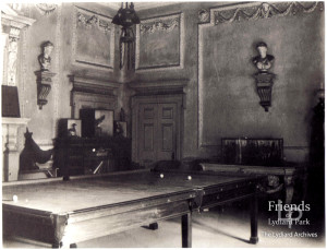 The Hall or 'Billiard Room', Lydiard House  c1938
