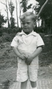 Photographs (5) of Malcolm Titcombe as a young boy, 1930's