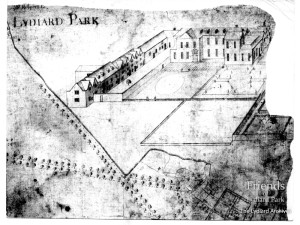 Plan of Lydiard Park, c1700