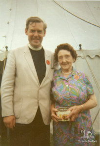 Photograph of Revd. Brian Carne & Mrs Large, c1965