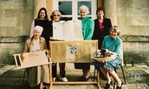 Photograph of needlewomen from Upper Thames NADFAS, 2000