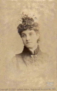 Photograph of Ellen Rose St.John Morgan, c1880