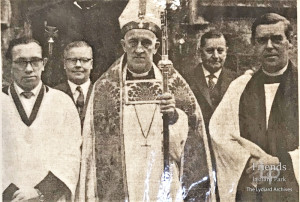 Press photograph - Service to bless St. Mary's Bells, 1964