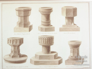Fonts in Wiltshire Churches by John Buckler