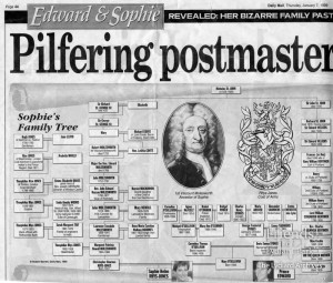 Newspaper feature on Prince Edward & Sophie Rees-Jones, 1999