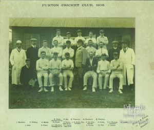 Photograph of Purton Cricket Club, 1908