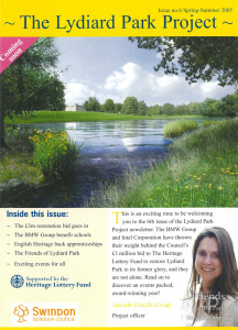 The Lydiard Park Project newsletter: Spring-Summer 2005