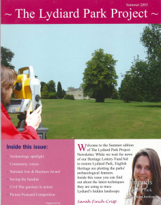Lydiard Park Project newsletter, Summer 2003