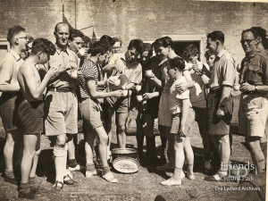 Photograph of 11th Swindon Scout Group at Lydiard Park, 1957