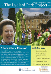 The Lydiard Park Project newsletter; Autumn/Winter 2006/7