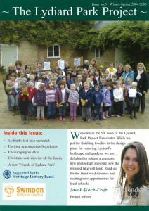 The Lydiard Park Project newsletter,  Winter-Spring 2004/5