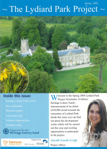 Lydiard Park Project newsletter,  Spring 2004