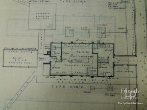 Plan of military hut - Type ID/2B/W c1948