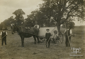 Photograph of Haymaking on Lower Hook Farm, c1920's