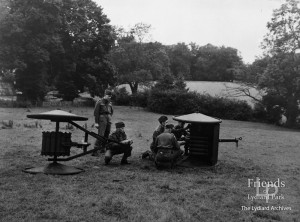 Photograph of Home Guard training at Lydiard Park, World War II