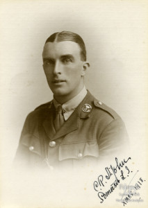 Photographs (2) of Lieutenant Charles St.John, c1915-1918