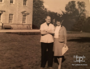 Photographs (5) of Mr and Mrs Collett at Lydiard Park, 1964-2022