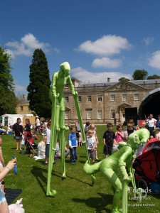 Photograph of arts activities at UK Corporate Games, Lydiard Park, 2006