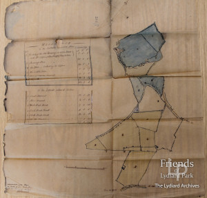 Deeds of exchange of land between Lord Bolingbroke and St . Mary's Church, 1841-45