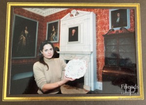 Photograph recording a burglary at Lydiard House, 1996