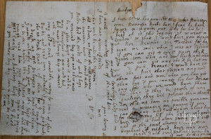 Letter from Johanna St. John to Thomas Hardyman, 13th March 1661