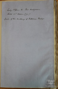 Letter from Lady Johanna St. John to Thomas Hardyman 25th October 1661
