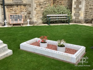 Grave of Rector Baily, 1900