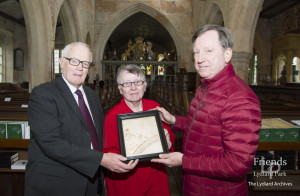 Presentation of  19th Century Thomas Becket watercolour in  2017