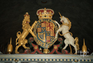 Royal Coat of Arms, St. Mary's Lydiard Tregoze, c1660
