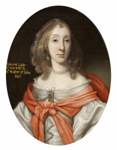 Johanna St John (1631-1705), wife of Sir Walter St John, 3rd Bt by John Michael Wright