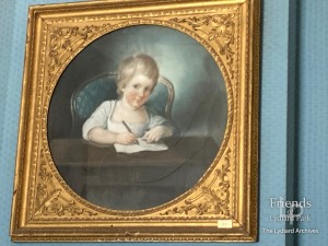 George Richard St.John as an infant by Lady Diana (Spencer ) St.John, Viscountess Bolingbroke