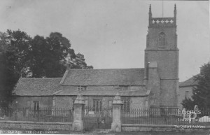 Postcard of St. Mary's Lydiard Tregoze by William Hooper, 1908
