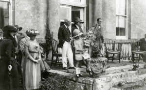 Photograph of Vernon St.John and guests, 15th March 1917