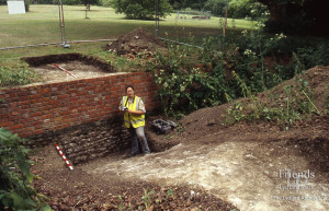 Photographs of archaeological investigations, Lydiard Park Landscape Restoration,  June 2004