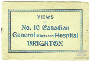 Booklet on Kitchener Military Hospital, Brighton, 1917-18