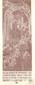 Christmas Card from John Betjeman to Vernon St. John, 6th Vsct. Bolingbroke  c1960-70