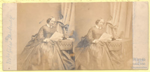 Photograph of Mrs Giles Daubeney, 1860