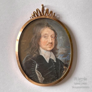 Portrait miniature believed to be of Colonel John Hutchinson, 1659