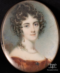 Portrait miniature of Mrs Dalziell (Dalyell) ne Anstruther by Macleay, 1831