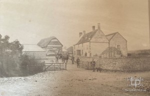 Photograph of Windmill Leaze Farm (Park Farm) Lydiard Tregoze, 1890's
