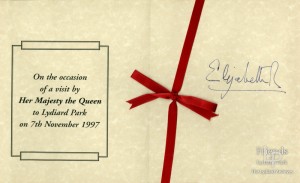 Queen Elizabeth II's signature