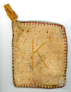Embroidered cloth from Park Farm, early 20th Century