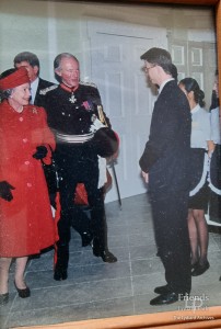 Photograph of HM Queen Elizabeth II & Mike Gough, 1997
