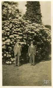 Photograph of Vernon 6th Viscount Bolingbroke and Frank Rumming