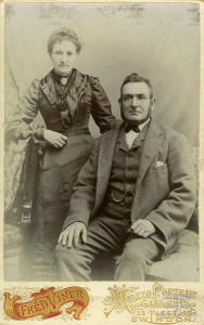 Photograph of Mr and Mrs Thomas Newman of Hook, early 20th Century