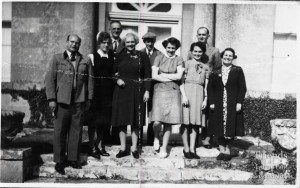 Photograph of Mr and Mrs Gough and German POW's, Lydiard Park