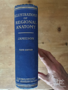 Anatomy Book stamped 160 POW Hospital