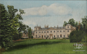 Painting of Lydiard House by Peter Probst, 1947